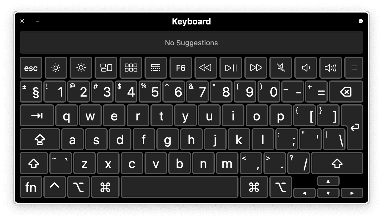 virtual keyboard for macbook